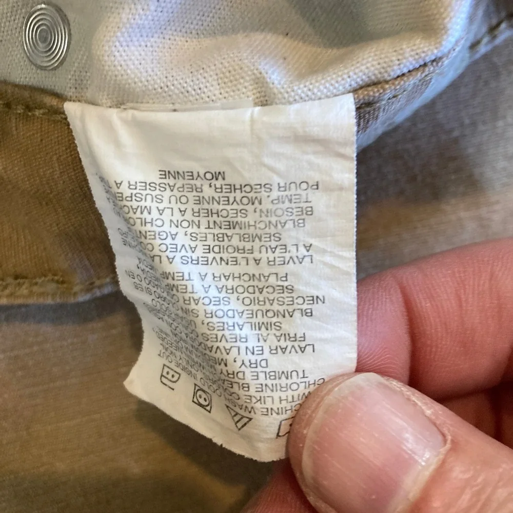 Wrangler Workwear Pants Mens‎ 38x34 (Fit 38x32) Tan Ripstop Cargo Double Knee